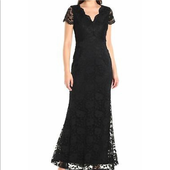 xscape floral lace midi dress Sanne floral-print lace-trim midi dress